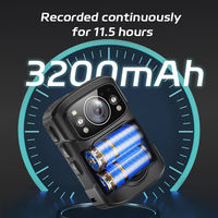 Kamera Tubuh 4G Cloud GPS WiFi Full HD dengan Sensor CMOS, Penglihatan Malam IR, Tahan Air IP67, Perekam Video Portabel