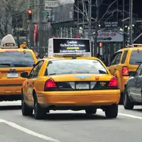 LED 3G/4G taxi techo pantalla led/led del coche de la pantalla de publicidad/taxi signo superior