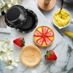 <span class=keywords><strong>Mini</strong></span> moule à <span class=keywords><strong>tarte</strong></span>, <span class=keywords><strong>plat</strong></span> de cuisson de plaque à <span class=keywords><strong>tarte</strong></span> individuelle antiadhésive, moules à <span class=keywords><strong>tarte</strong></span> à pizza avec bord à volants <span class=keywords><strong>pour</strong></span> <span class=keywords><strong>four</strong></span> - Product Image 4
