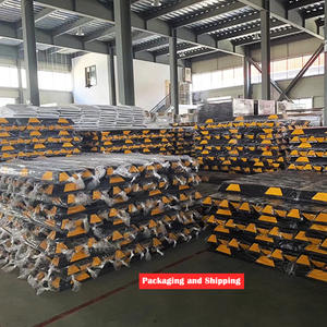 Alineador de rueda reflectante de goma de 183CM, localizador de estacionamiento, limitador de tope, tope de rueda - Product Image 6