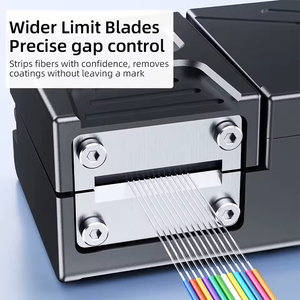 Pince à dénuder thermique U9 pour fibres optiques, dénudeur de câbles optiques chauffé, dénudeur de ruban de <span class=keywords><strong>fibre</strong></span> optique, dénudeur thermique pour 12 fibres - Product Image 2