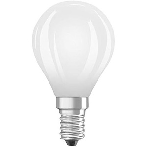 Lámpara LED esférica mate regulable E14 6,5W 2700K, ideal para iluminación ambiental y decoración en hogares y oficinas. - Product Image 1