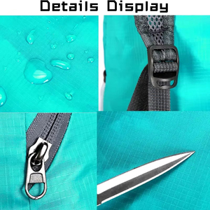 Mochila plegable ultraligera impermeable, mochila de viaje portátil de gran volumen para hombres y mujeres, ligera para deportes al aire libre y senderismo - Product Image 6