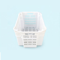 Caisses en plastique empilables en gros d'usine, personnalisables, grande durabilité, paniers à fruits et légumes empilables