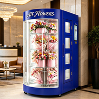 Kiosque commercial AIT 180 de luxe pour la vente de fleurs avec écran tactile et fonction SDK pour les zones d'aéroports à fort trafic