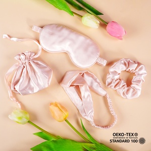 OEM & ODM-mascarilla <span class=keywords><strong>de</strong></span> seda <span class=keywords><strong>de</strong></span> imitación, máscara <span class=keywords><strong>de</strong></span> ojos pequeña y práctica, personalizada, varios colores, diadema - Product Image 3