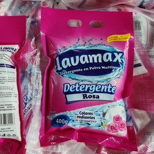 ผงซักฟอกประสิทธิภาพสูง เป็นมิตรต่อสิ่งแวดล้อม 400 กรัม กลิ่นกุหลาบ ผงซักฟอกแบบใช้ครั้งเดียว ฟองเยอะ อ่อนโยนต่อผิวมือ - Product Image 5