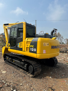 Excavadora de cadenas Komatsu PC120 japonesa original usada, excavadora mediana de 12 toneladas, pocas horas de trabajo, sistema hidráulico estable, en venta. - Product Image 3