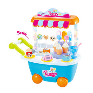 Chariot de Glaces Jouets pour Enfants, Ensembles de Cuisine en Plastique, Camion de Restauration, Jeu d'Imitation, Chariot de Glaces Jouet pour Enfants - Product Image 2