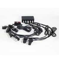 12V 24V LED Grille lumière stroboscopique nouvelle lampe de Signal d'avertissement clignotant d'urgence pour camions convient aux véhicules clignotants de pare-chocs avant