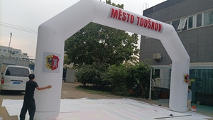 Arco Inflável Personalizado para Eventos ao Ar Livre, Infláveis Publicitários em PVC Reforçado com Bomba de Ar e Bolsa de Transporte - Product Image 5