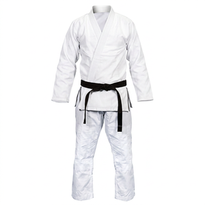 Custom BJJ Gi Uniform with Custom Logo 100% Cotton Breathable Comfortable Martial Arts Training Uniform for Home & Gym Unisex - Product Image 1