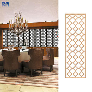 ผนังม่านอลูมิเนียมสำหรับใช้ในร่มกลางแจ้งดีไซน์เพื่อความเป็นส่วนตัวสไตล์ไม้ - Product Image 2