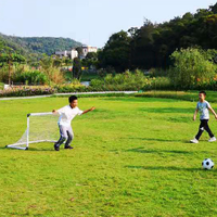 But de football et de handball portable RS de haute qualité, équipement d'entraînement extérieur, but de football pliable de haute qualité pour l'entraînement