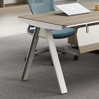 Bureau de direction moderne convertible avec design modulaire extensible pour bureau à domicile