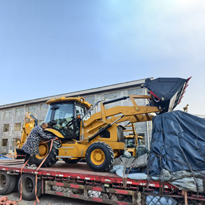 Escavatore-Caricatore Usato 420f, Macchina di Seconda Mano 416 420 420F2, Mini Escavatore a Ruote 4x4 - Product Image 5