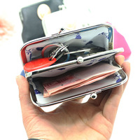 Dompet Koin PU Ganda Baru Model Ms Zero, Tas Kecil Warna Cerah dan Segar, Grosir Tersedia