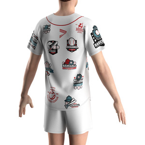 Maillot de baseball léger haute performance Vêtements d'équipe sublimés personnalisés pour les matchs et le maillot de softball d'entraînement - Product Image 6