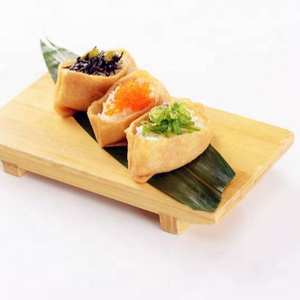 Comida saludable sin animales, producto de sabor japonés, tofu <span class=keywords><strong>Inari</strong></span> congelados para sushi, soja, producto en oferta - Product Image 2