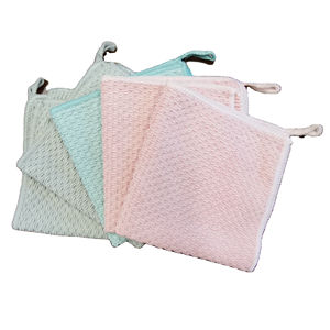 Serviettes de nettoyage de cuisine en microfibre chiffons à vaisselle microfibre poussière et verre chiffon de nettoyage serviette d'élimination - Product Image 3