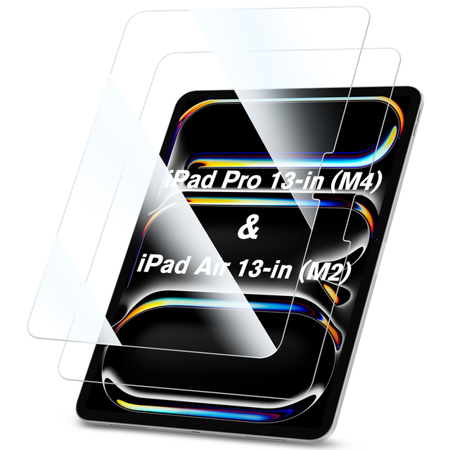 iPad Pro 13/Air 13 11th Gen M2/M3/M4/M5 9H 2.5D Anti-scratch 0.3mm HD Anti-Oil Tempered Glass Screen Protector Japan AGC 99%