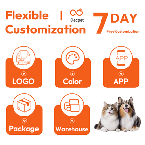 Intelligente Afstandsbediening Videobediening Kat En Hond Getimede En Gekwantificeerde Voermachine, Huisdier Automatische <span class=keywords><strong>Feeder</strong></span> - Product Image 6