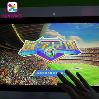Équipement de divertissement par projection interactive, machine de jeu sportif numérique, simulateur de football