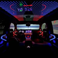 Pour BMW X3 G45 G48, style Bowers & Wilkins, couvercle de haut-parleur lumineux, garniture, kit d'éclairage ambiant intérieur de voiture, système d'éclairage