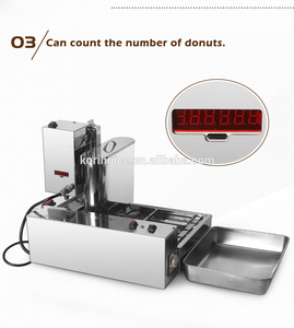 Giá thấp sữa sô cô la Máy Làm/Thương mại <span class=keywords><strong>mini</strong></span> dây chuyền sản xuất Donut vòng Donut máy - Product Image 4