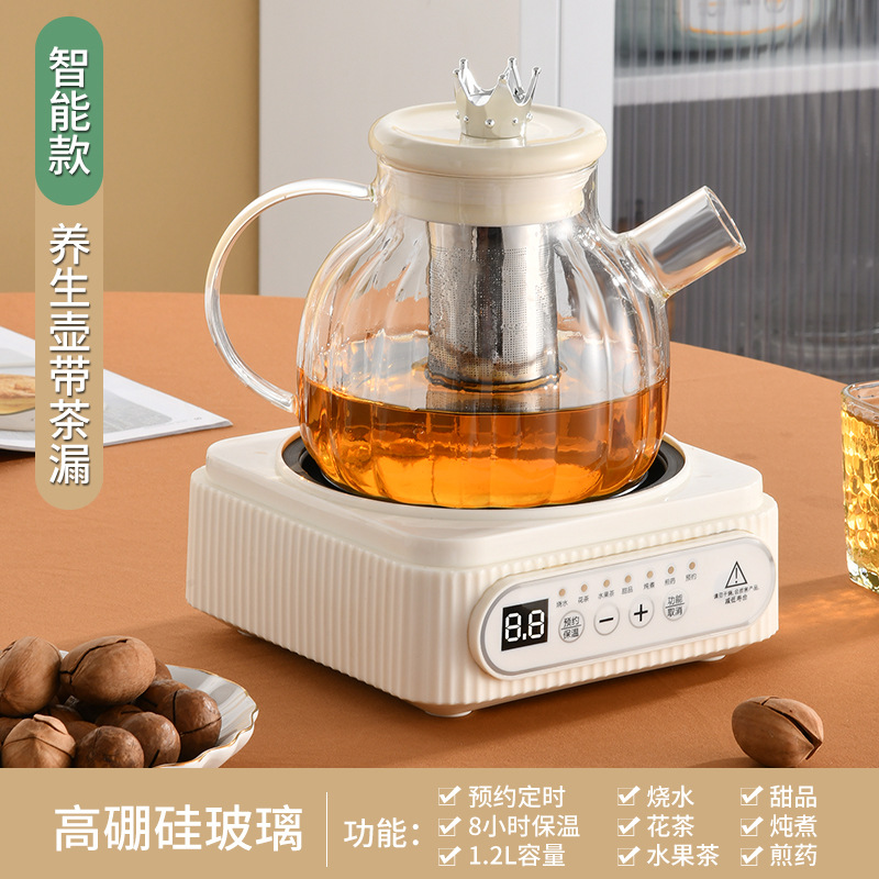078 Smart Pumpkin Teapot with Base