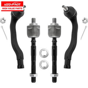 ระบบพวงมาลัยอัตโนมัติ ชุดปลายก้านพวงมาลัยด้านในและด้านนอก 4 ชิ้น สำหรับ Acura <span class=keywords><strong>EL</strong></span> 1997-2000 สำหรับ Honda <span class=keywords><strong>Civic</strong></span> 1996-2000 - Product Image 1