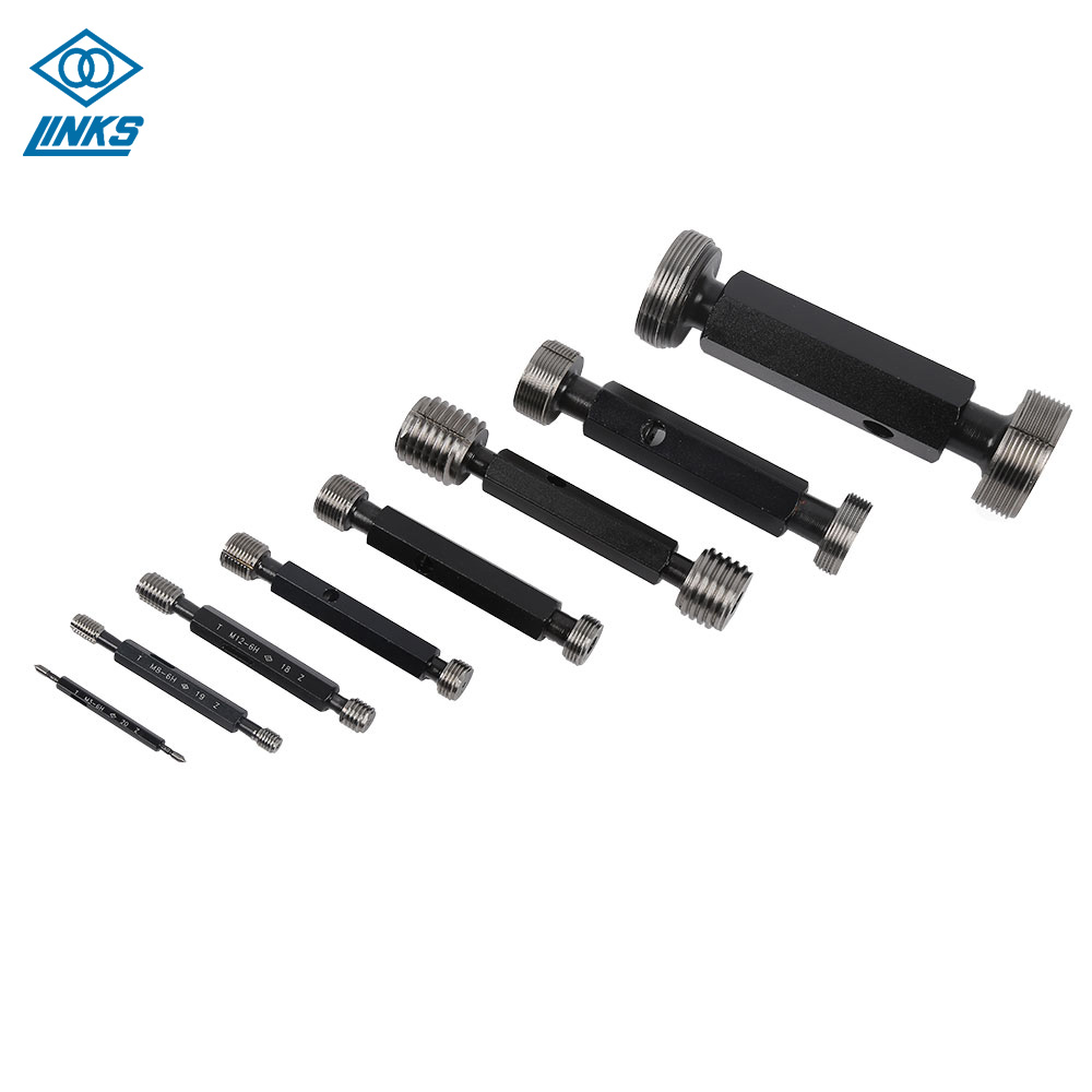 Метрическая резьба, внутренний стальной штекер, калибр, шпановый винт, внешний кольцевой манометр Go NoGo, резьбовые пробки