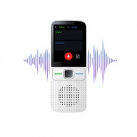 Dispositivo Traductor Inteligente de Escritorio en Tiempo Real y Sin Conexión, 2 Pantallas Táctiles TFT, Sistema Operativo Android, Conectividad BT, Grabación IPS, WiFi