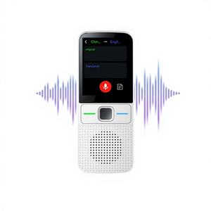 Dispositif de traduction intelligent hors ligne en temps réel, écran tactile TFT 2 pouces, système d'exploitation Android, connectivité BT, enregistrement IPS, accès Wi-Fi - Product Image 1