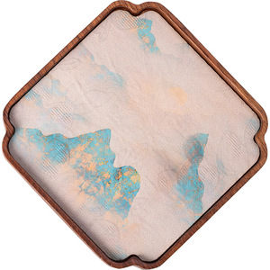Walnut Wood Teapot Stand Solid Wood <b>Tea</b> <b>Tray</b> Irregular Shape Heat Resistant For Kung Fu <b>Tea</b> Ceremony Accessories - Product Image 5