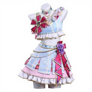 Disfraz de Cosplay de Anime para Hombre, Estilo Idol, Cheerleading, Hoshimiya Ichigo, Toki <span class=keywords><strong>Aoi</strong></span>, Faldas, Kit Seigaku Gakuen - Product Image 1