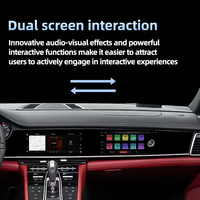 Radio de Coche Android con Pantalla Dual de 24.6 Pulgadas, Navegación GPS, Reproductor Multimedia, Carplay para Porsche Panamera 970 2010-2016