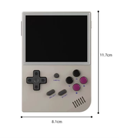 Nueva Consola de Videojuegos Portátil RG35XX, Reproductor Portátil con Wifi, Batería, CPU de 4 Núcleos, 2 Tarjetas Linux, Juegos Retro