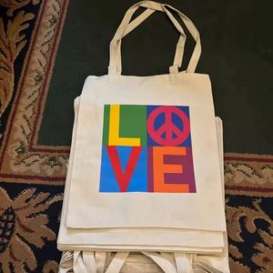 Recycle Organic 100% Plain Shopping Bag Reusable Cotton Canvas Tote Bags Wholesales With Custom Printed Logo - Product Image 6