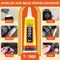 T7000 lem reparasi ponsel komputer, lem hitam Bezel Sealant komputer lengket penutup belakang T7000