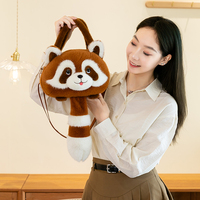 Sacs à dos et sacs à main en peluche renard mignons en gros pour filles, cadeaux en peluche de haute qualité, livraison rapide, oreillers en peluche.