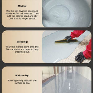 Yuru ประสิทธิภาพการก่อสร้างสูงกันน้ำอีพ็อกซี่พื้นเคลือบสีพื้นสนามเด็กเล่นเคลือบพื้นทรายสีรองพื้น - Product Image 5