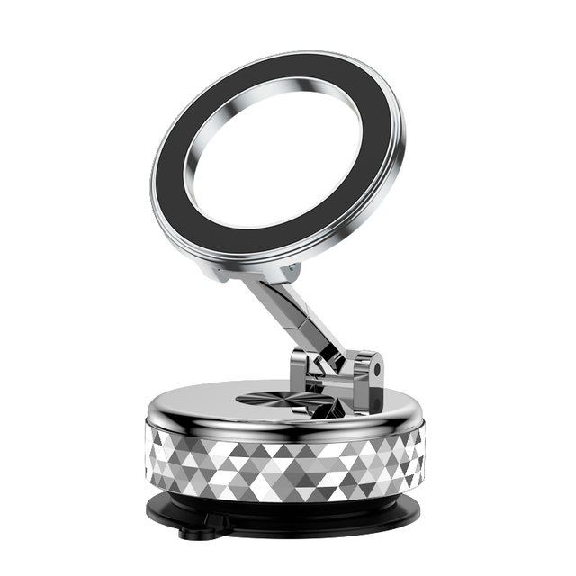 Suction Car Phone Holder Strong Magnets Vacuum Cell Mobile Screen Bracket Foldable Car Phone Holder for All Phones