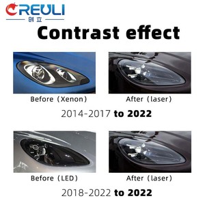 Nouveau phare LED CREULI <span class=keywords><strong>2023</strong></span> style PDLS, faisceau long laser amélioré, Plug & Play pour <span class=keywords><strong>Macan</strong></span> 95B.1 2014-2022, 10000 Lumens 6000K - Product Image 6
