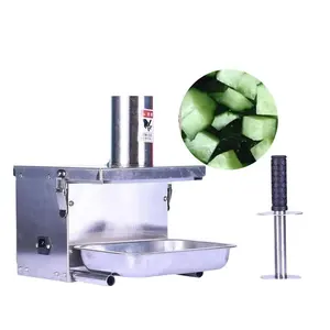 200Kg/H Industrial Vegetables Dicing Machine Turnip Radish Apple Mango Cube Machine Dragon Fruit Dicer Cutting Machine