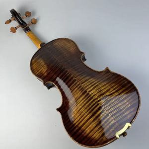 Violon professionnel haut de gamme fait main avec table en épicéa et écorce en érable, finition laquée, pour adultes et enfants - Product Image 3