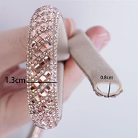 Sandales à la mode personnalisées décoration bande de cristal semi-ronde cordon strass corde pour chaussures