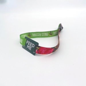 สายรัดข้อมือ RFID แบบใช้แล้วทิ้ง GSC 13.56mhz สำหรับงานคอนเสิร์ตแบบไร้เงินสด - Product Image 1