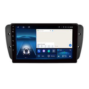 BAIDAYU Pantalla Táctil de 9 Pulgadas con GPS, USB, CarPlay, Android Auto, Multimedia para Automóvil, Asistencia de Reversa, Pantalla IPS, Seat <span class=keywords><strong>Ibiza</strong></span> 2013 - Product Image 1