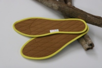 Semelles Confort Sportives 100% Naturelles Super Respirantes Anti-humidité Absorbantes Fraîches Design Unique Chaleur Cannelle Vente en Gros